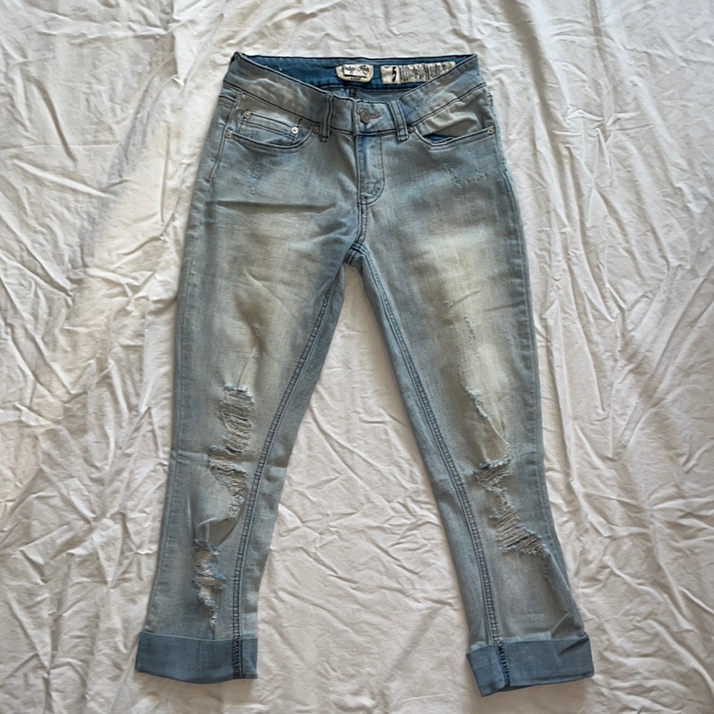 Light Wash Blue Jeans